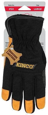 Pro 2122-m Medium Goatskin & Synthetic Hybrid Work Gloves With Foam Padding