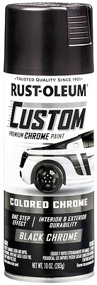 Black Chrome Automotive Premium Custom Paint, 10 Oz Aerosol Can