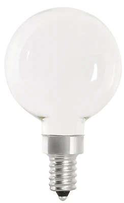 Feit Electric BPG1660W927CAF2 G16.5 LED Bulb, 60W Equivalent, E12, Soft White, 2-Pack