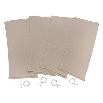 107220 14 x 28 in. Colorado Deluxe Deer Quarter Game Bags, Natural - Pack of 4