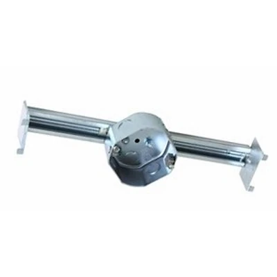 55501 4" Octagon Box With Hanger, 1-1/2" Deep For New Construction