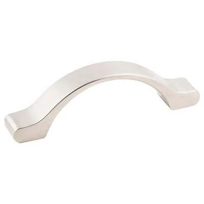 KasaWare K8683SN-8 Cabinet Pull, 4-1/16 in L Handle, 1-1/8 in Projection, Zinc, Satin Nickel