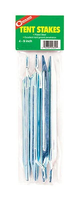 Coghlan's 9809 Steel Tent Stakes, 9 In, 4 Pack