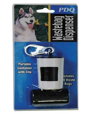 Boss Pet PDQ 52113 Dog Waste Bag Dispenser, Plastic, Black