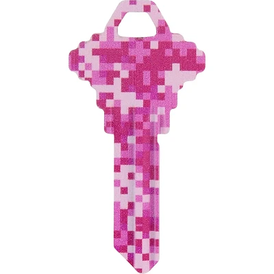 Hillman 86924 Wackey Digital Camo Universal Key Blank 68/SC1, Brass