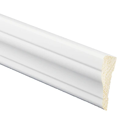9/16 In. H X 2-1/8 In. W X 7 Ft. L Prefinished White Polystyrene Casing