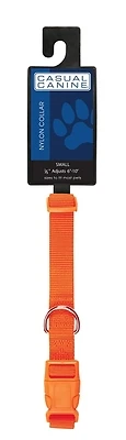 Casual Canine Zm2391 14 69 Nylon Dog Collar, 14-20 In L, 5/8 In W, Orange