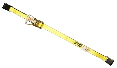 556 Ratchet Tie-down With Flat Hooks - 2 In. Wide, 27 Ft. Long, 3,333 Lb Capacity