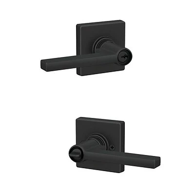 Schlage J54-sol-col Solstice Single Cylinder Keyed Entry Door Lever Set - Modern Design
