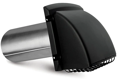 Bpmh4blkzw6 4 In. Promax Dryer Vent Exhaust Hood, Black