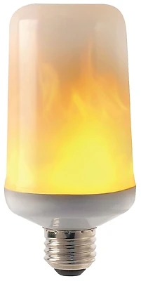 Feit Electric C/FLAME2/LED LED Flame Bulb, T60, 3W, E26, Warm White