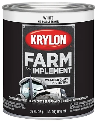K02021000 Gloss White Paint Quart For Durable Finishes