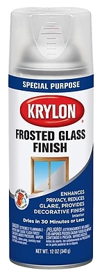 Frosted Glass Finish Spray Paint 12 Oz - Matte Sheen For Interior Use