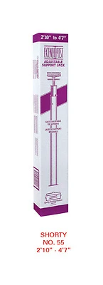 Extend-o-post 2.5 In. Diameter X 55 In. Height Jack Post 10000 Lb Capacity