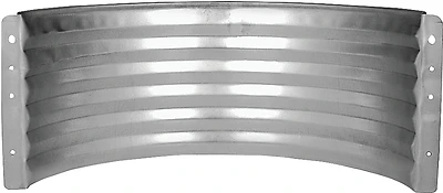 Marshall Stamping AWR12 Galvanized Steel Area Wall, 37 In. W x 16 In. D x 12 In. H