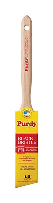 Black Bristle Extra Oregon Natural Bristle Angle 1.5-inch Paint Brush