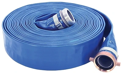 3 In X 50 Ft Pvc Discharge Hose Assembly With Couplings