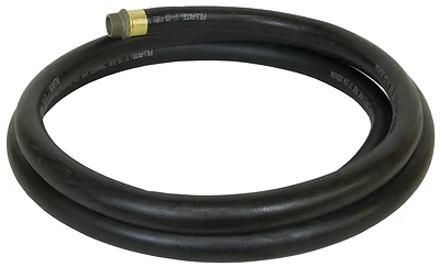 1" X 14' Rubber Fuel Transfer Hose With Stainless Steel Ground Wire