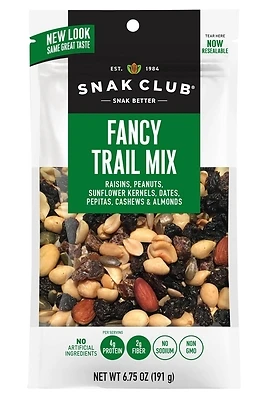 Fancy Trail Mix 6.75 Oz Bagged - Nutritious Snack Blend