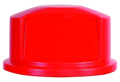 44 Gallon Red Round Trash Can Dome Top Lid Fg264788red