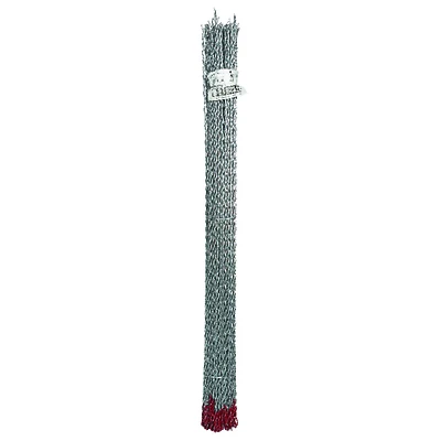 74752 Galvanized Spiral Fence Stay, 48 Inch Height, Silver/gray