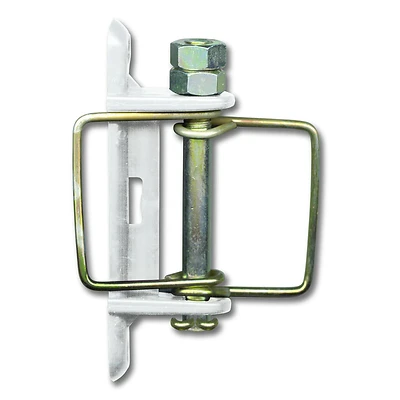 Zareba PAWPC-Z Wood Post Corner Insulator, White, Polytape Fencing
