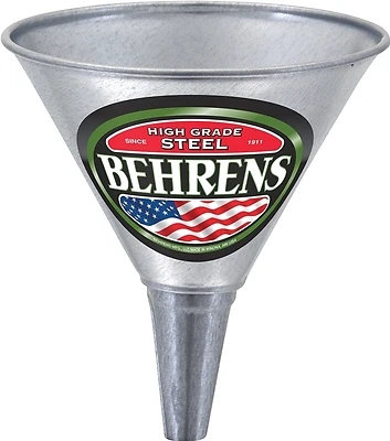 Silver 7-3/8 In. H Steel 32 Oz Funnel With Removable Screen