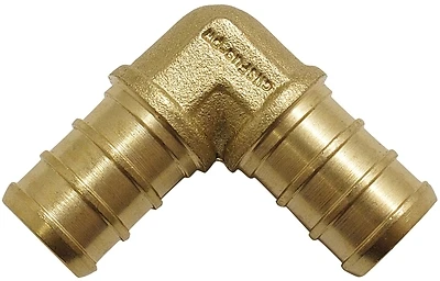 1/2 In. Brass Pex Barb 90° Elbow Fittings (10-pack) Apxe121210pk
