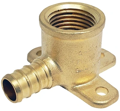 Apollo APXDEE12 Brass PEX Elbow, 1/2 In. Barb x 1/2 In. FPT, 90-Degree