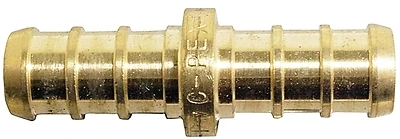 Apollo APXC3838 PEX Coupling Barb Fitting, Lead-Free Brass, 3/8 In.