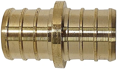 Apollo APXC3434 3/4 In. Brass PEX Coupling Crimp Fitting
