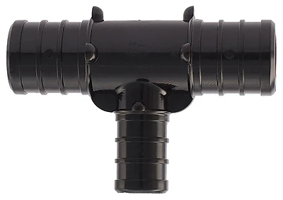 Apollo PXPAT3434125PK PEX Barb Reducing Tee, 3/4 x 3/4 x 1/2 In., 5-Pack