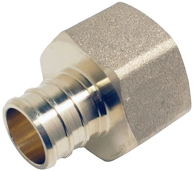 Apollo Brass Pex Barb X Female Pipe Thread Adapter, 3/4 In