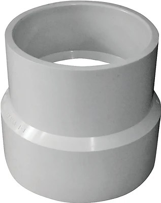 Canplas 193036 PVC DWV Adapter Coupling, 4 x 3 In Hub