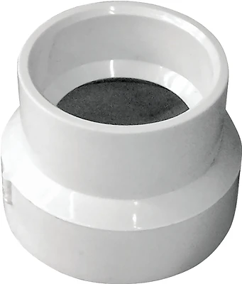 Pvc Dwv Reducing Coupling 2 X 1-1/2 Inch Hub Connection White