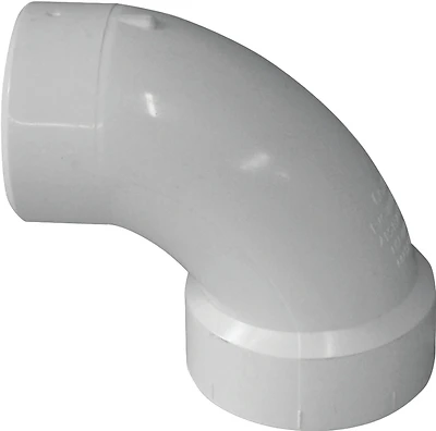 6 Inch 90 Degree Pvc Street Elbow - Spigot X Hub Connection
