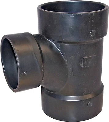 3 X 3 X 2 Inch Abs Sanitary Tee - Canplas Model 102130lbc