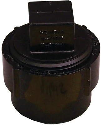 2 Inch Abs Cleanout Adapter With Plug, Model 103702asbc