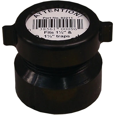 Abs Trap Adapter 1-1/2 Inch Hub X Slip Connection Sch 40