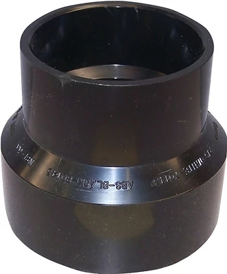 Abs Reducing Coupling 3 X 1-1/2 Inch Schedule 40 Pipe Fitting