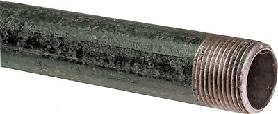 1-1/2 Inch X 21 Feet Black Steel Pipe, Threaded And Coupled