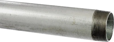Galvanized Steel Pipe 1-1/2 Inch X 21 Feet, Threaded For High Pressure