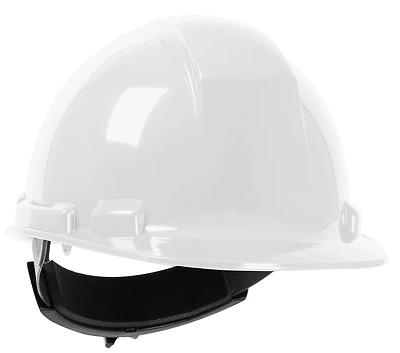 V-gard Hard Hat, Model 3406493, Vented Cap Style, Hard White