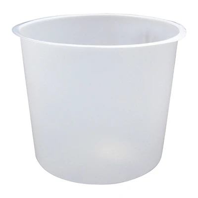 White 5 Quart Plastic Paint Pail Liner For Easy Painting