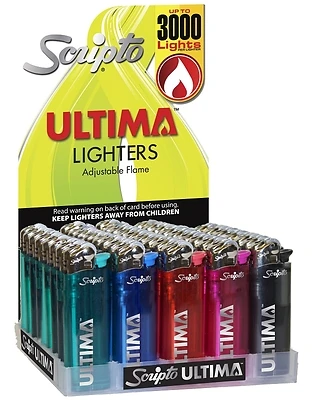 Calico Brands Ultima Butane Lighter, Display Assortment