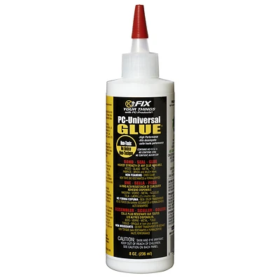 Pc-universal Clear Glue 8 Ounce - Super Strength Adhesive For All Surfaces