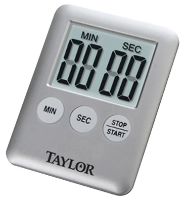 Taylor 5842N15 Mini Magnetic Digital Timer, LCD, 99 Min 59 Sec, Gray