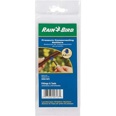 Rain Bird SW05-10PS Button Dripper Emitter, 0.5 GPH, 10-Pack
