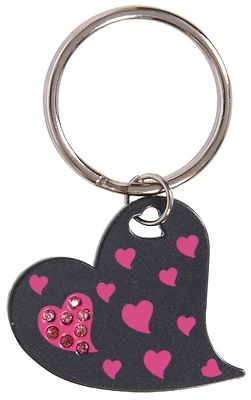 Diva Tail Pink Heart Keychain - Model 711394 By The Hillman Group