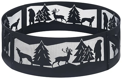 Seasonal Trends KLR-160177 Fire Ring, 36 In. Diameter, Steel, Black